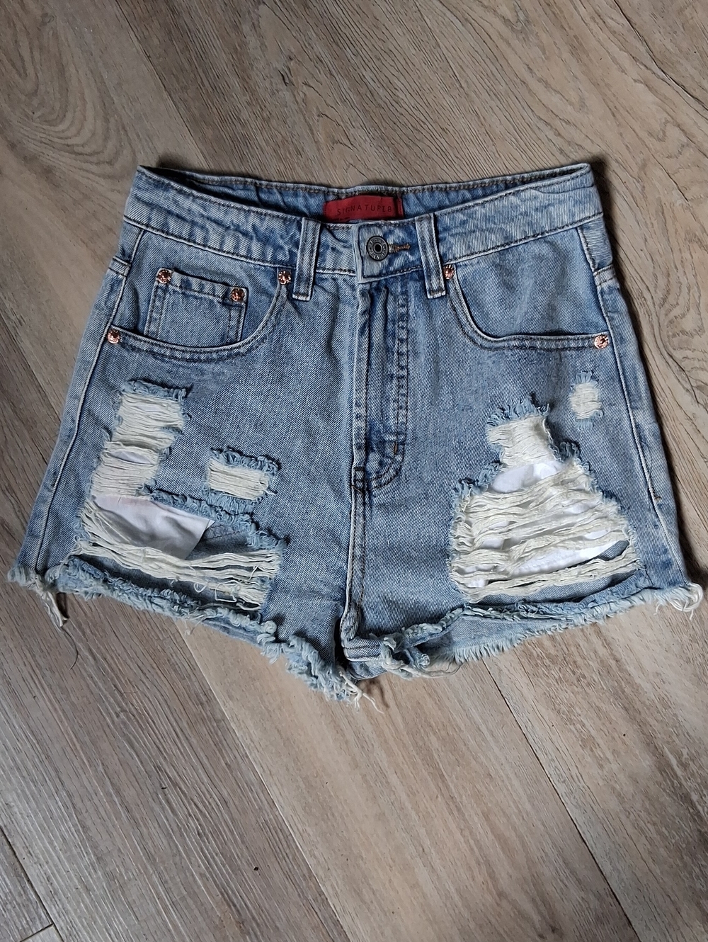 5/$13 Distressed denim shorts